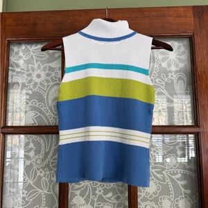 Lucia Burns Turtleneck Sleeveless Top